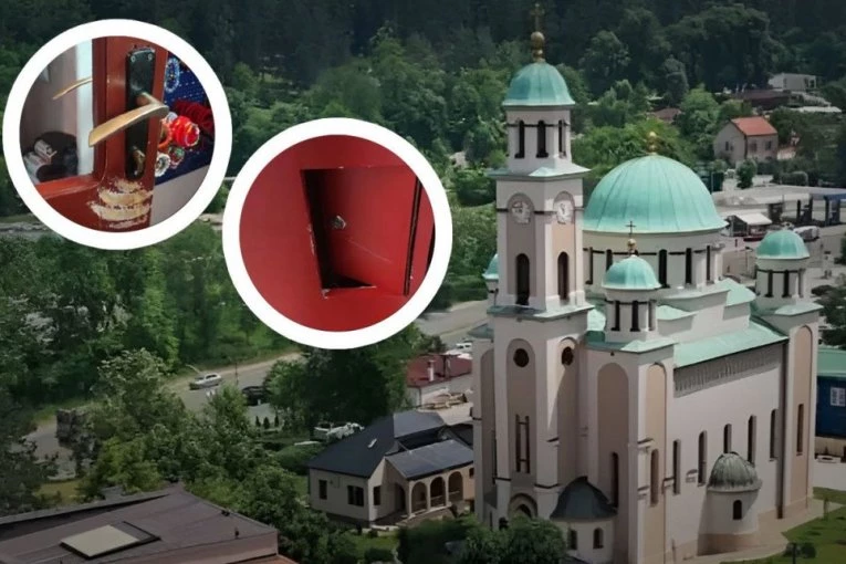 VANDALI RAZBILI TRON SVETE MATRONE I OPLJAČKALI HRAM USRED BELA DANA: Vernici i sveštenstvo u strahu, a otac Miloš poručuje: "Povređeni smo ovim činom!" (FOTO)
