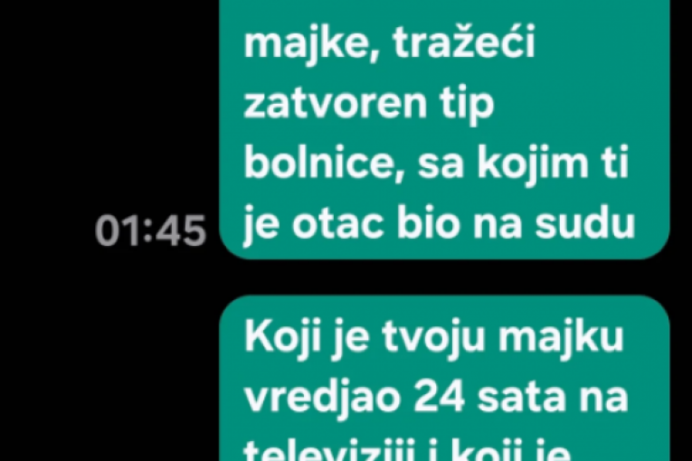Poruke koje je Marija poslala Miljani