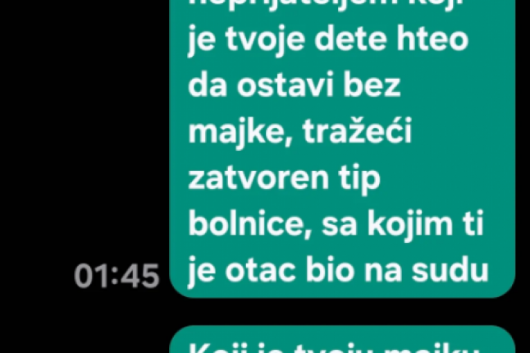Poruke koje je Marija poslala Miljani