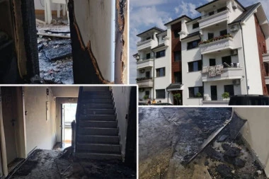 REPUBLIKA U ZGRADI U SURČINU KOJA JE JUTROS IZGORELA! Komšije otkrile - odavde je krenula vatra, a EVO u kakvom su stanju BEBE! (FOTO, VIDEO)