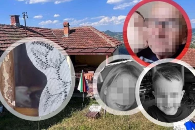 SAHRANJEN UBICA ŽENE I SINA (7) U SELU KOD BAJINE BAŠTE! Samo su se njih DVE oprostile od njega!