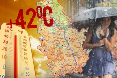 SRBIJA U CRVENOM! RHMZ UPALIO NAJVIŠI STEPEN UPOZORENJA! Beograd na udaru, popaljeni svi alarmi!