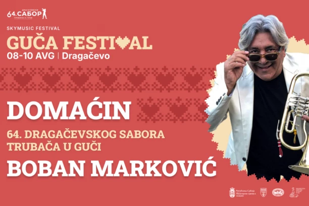 Boban Marković – domaćin 64. Dragačevskog sabora trubača u Guči! Pripremite se za najluđi letnji provod u Srbiji od 08. do 10. avgusta