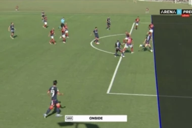 KAKVE SCENE, OVO DO SADA NISMO VIDELI... Komična VAR grafika sa meča Zvezde i Linkolna obilazi svet! (VIDEO)