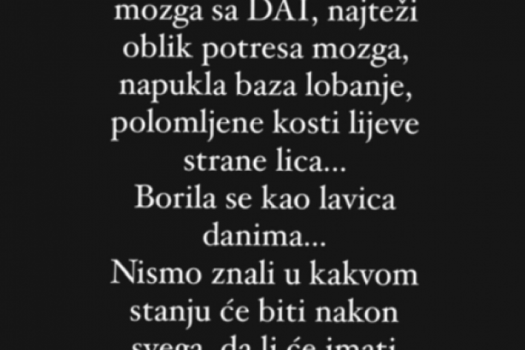 Objava Slađe Zubčević