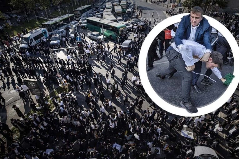 VERSKI NEREDI U SVETOJ ZEMLJI – MASOVNA TUČA NA ULICAMA! Ultraortodoksni Jevreji u očajničkom protestu poručuju: „Smrt pre regrutacije!“ (UZNEMIRUJUĆI VIDEO)
