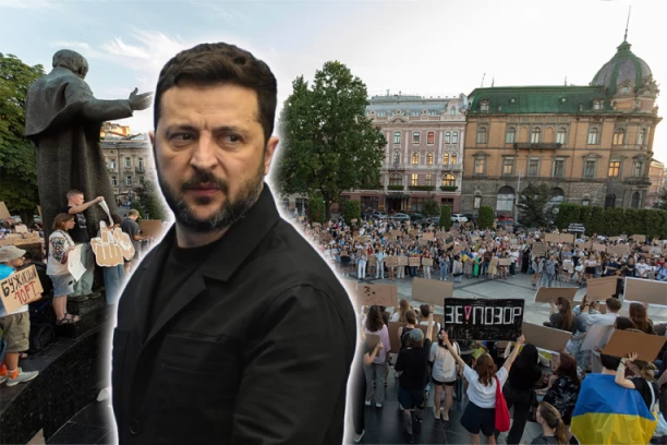 DA LI JE SVE OVO MASLO MOSKVE? Otkrivena tri cilja demonstranata u Kijevu, Zelenskom će biti ponuđena opcija