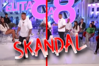 SKANDAL! Karić napustio emisiju, voditelj HITNO morao da reaguje, a onda je usledio ŠOK za Anđelu Đuričić! (FOTO)