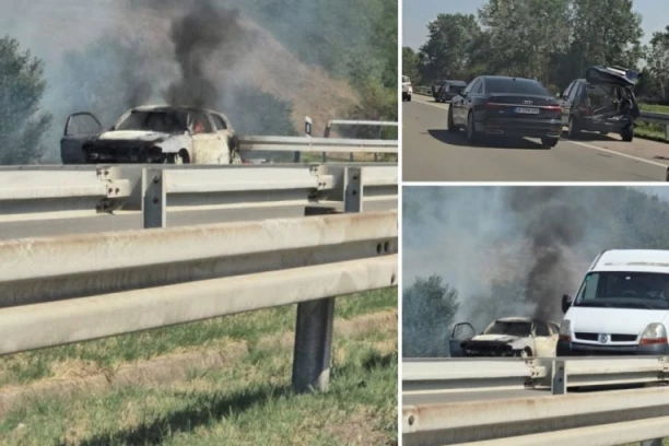 HAVARIJA NA AUTO-PUTU! Nakon silovitog sudara automobili BUKNULI U PLAMENU! (FOTO, VIDEO)