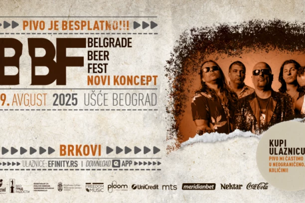 Punk - folk HAOS na Ušću: BRKOVI stižu na BELGRADE BEER FEST!