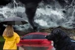 NE PUŠTAJTE LJUBIMCE NAPOLJE, SAKRIJTE AUTOMOBILE! U Hrvatskoj ALARMANTNA situacija - ovo NEVREME stiže u Srbiju! (VIDEO)