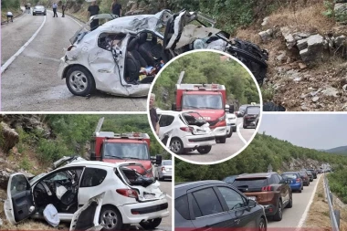 SAZNAJEMO! OVO SU NASTRADALE DEVOJKE IZ LAZAREVCA! Bojana i Jelena poginule kod Bileće kada su podletele autom pod kamion! OD VOZILA NIJE OSTALO NIŠTA!