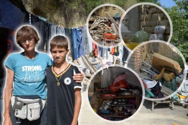 SVEĆA UMESTO STRUJE, ŠERPA UMESTO TUŠA! Dušan (12) nije tražio igračke, već papagaje da mu ne bude tiho u kući! ŽIVOT DEČAKA SA DEPONIJE SLAMA I NAJTVRĐA SRCA! (VIDEO)