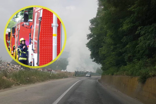 STRAVIČAN POŽAR KOD VRANJA! Vatra zahvatila prve kuće, očajni meštani mole za pomoć (VIDEO)