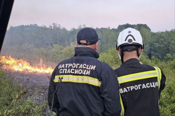 VATROGASCI NA TERENU! Bukti biogas postrojenje!