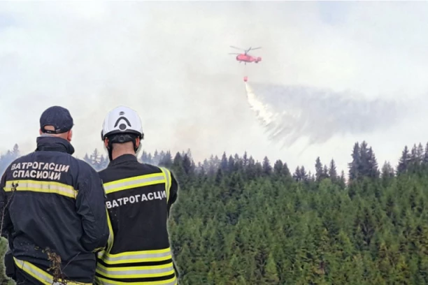 VELIKI POŽAR IZ CRNE GORE STIGAO U SRBIJU! Na Kamenoj Gori vetar širi vatru koja GUTA SVE PRED SOBOM! (VIDEO)
