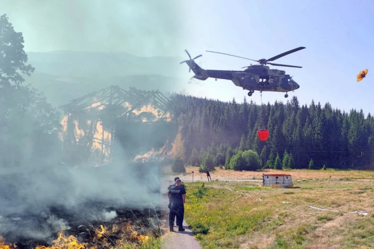 VIŠE OD 100 POŽARA AKTIVNO U SRBIJI! Vatrogasci na prvoj liniji: Spaseno više od 10 osoba i preko 150 kuća!  (FOTO)