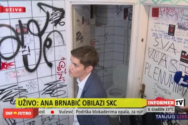 "OVO JE PRAVO LICE BLOKADERA-TERORISTA" Brnabićeva s lica mesta iz SKC nabrojala šta su sve UKRALI - na spisku vredne stvari!