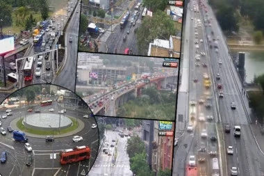 ČIM KIŠA PADNE, BEOGRAĐANI KRENU NA POSAO KOLIMA! Gužve svuda po gradu, najgore na Gazeli, Pančevačkom mostu i Autokomandi (FOTO)