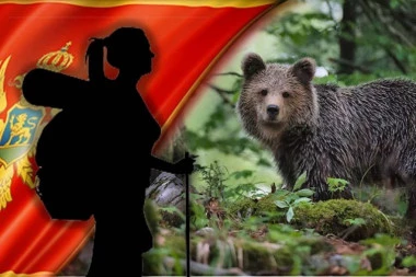 HOROR U CRNOJ GORI! Medved napao devojku na planinarenju, pali sa litice i POGINULI! (UZMERUJUĆA FOTOGRAFIJA)