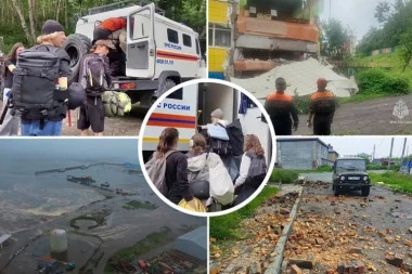OVO JE PRAVA KATAKLIZMA! Talasi cunamija od 15 metara, zemljotres jačine 8,8 pogodio Rusiju! U toku je masovna evakuacija, proglašeno VANREDNO STANJE  (VIDEO)