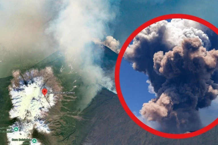 KAMČATKA PONOVO U OPASNOSTI: Eruptirao vulkan nakon razornog zemljotresa, izdato upozorenje
