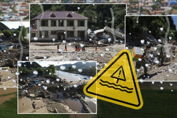 PEKING SE DAVI, VODA NOSI SVE! Smrtonosne poplave opustošile Kinu: Nestali, mrtvi i razoreni gradovi (VIDEO)