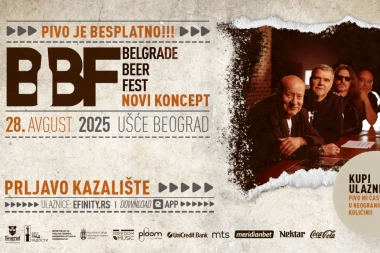 Rok spektakl leta na NAJVEĆOJ BINI U EVROPI: Prljavo kazalište dolazi na Belgrade Beer Fest