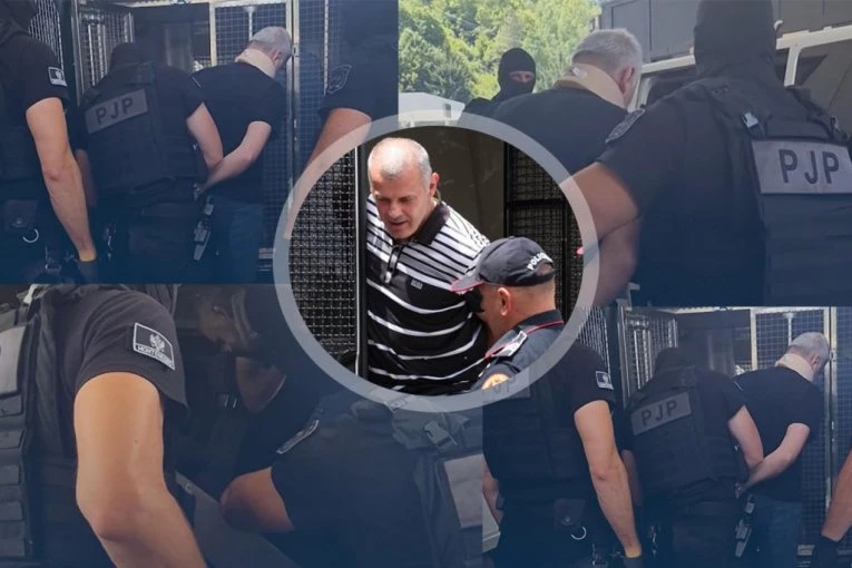 VOĐA NIKŠIĆKOG KLANA IZRUČEN CRNOJ GORI IZ SRBIJE: Ranko Radulović tražio da ostane u pritvoru u Beogradu! (FOTO)