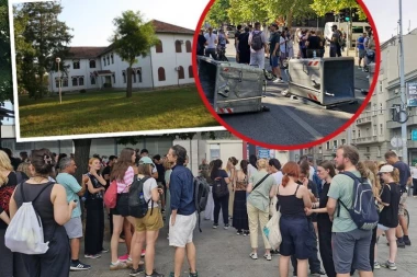 SAMA PROTIV BAHATIH BLOKADERA! Žena branila državnu imovinu, oni je napali: Vređali je, a onda ih je jednom rečenicom URNISALA (VIDEO)