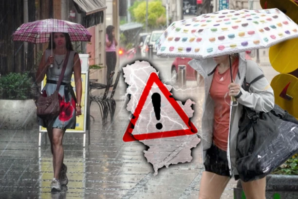 DANAS KIŠA, PLJUSKOVI I GRMLJAVINA! Spremite kišobrane, stigla nam je prava jesen!