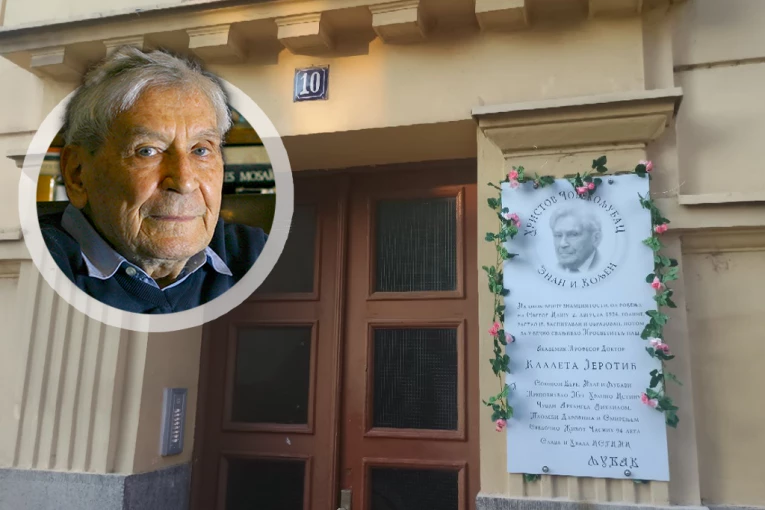 OVAJ ZNAK NIKAKO NIJE SMEO NESTATI: Na Ilindan vraćena spomen-ploča Vladeti Jerotiću na dom u kome je živeo (VIDEO)