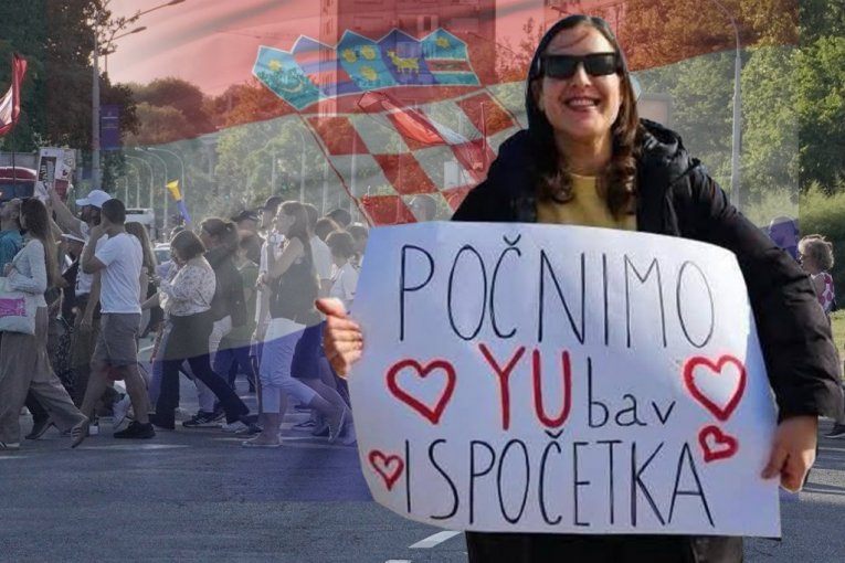 SLALI "LJUBAV" IZ SPLITA, A ONDA PEVALI "ZA DOM SPREMNI"! Licemerje iz Hrvatske ima samo jedan cilj: Rušenje Srbije i Vučića