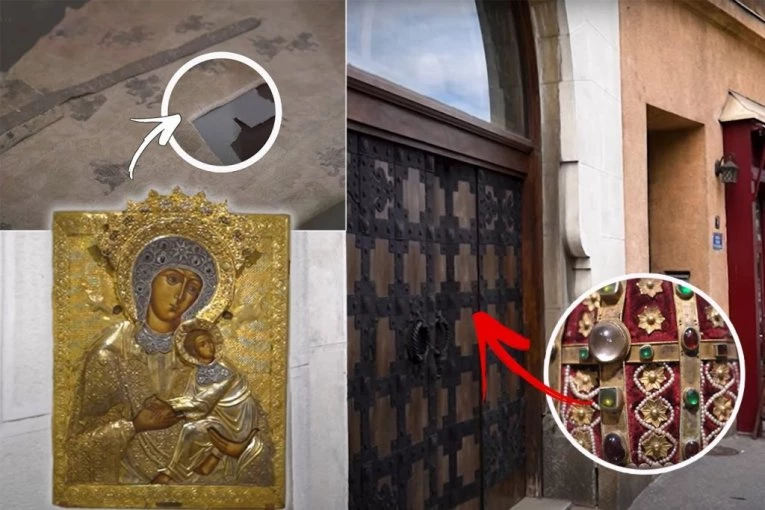 OVO JE OSTALO OD HALJINE KNEZA LAZARA, KOJU SU LJUDI CEPALI: Pravo blago u centru Beograda - sve sija od dragog kamenja i zlata (VIDEO)