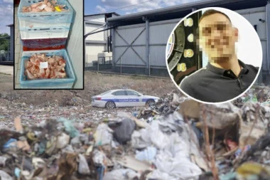 OVDE SU NAĐENI OSTACI ZAKLANE ŽIVINE! Policija obezbeđuje gradsku deponiju u Ćićevcu, gde je pronađeno 40 tona piletine zaražene salmonelom! (FOTO, VIDEO)