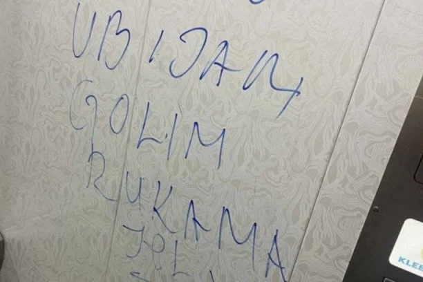 " UBIJAM GOLIM RUKAMA" Stanari kragujevačke zgrade STRAHUJU, komšinica gađa decu staklenim flašama i preti nožem (FOTO)