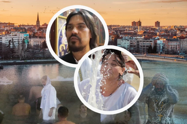 VIDEO IZ NOVOG SAD UZNEMIRIO MNOGE,  SVEŠTENIK SE OGLASIO: Ljudi u belom se "krstili" na Dunavu - opasna sekta vreba?