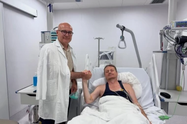 "USKORO NASTAVLJAMO" Vučević posetio Darka Glišića u bolnici (FOTO)