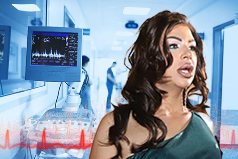 Miljana Kulić u bolnici