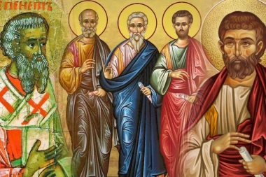 VELIKI SVEDOCI HRISTOVE VERE! SPC slavi Svete apostole Silu, Siluana, Kriskenta, Epeneta i Andronika!