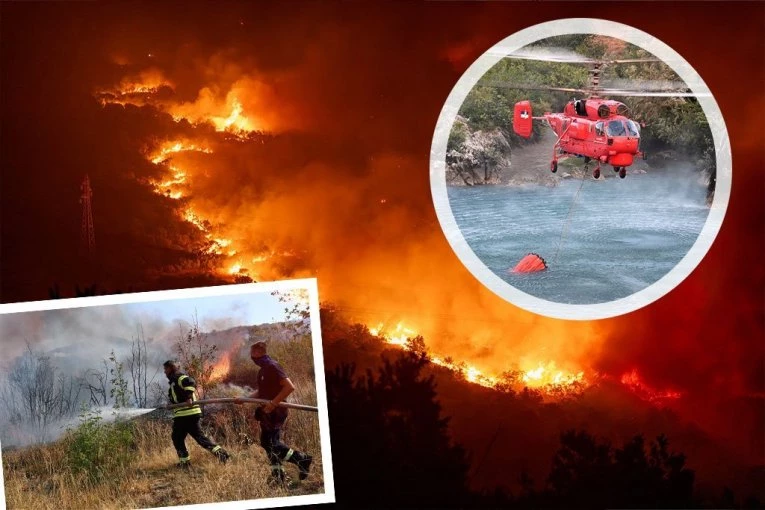 EVO KAKO JE POČEO POŽAR U CRNOJ GORI! Isplivao snimak početka vatre u Piperima! (VIDEO)
