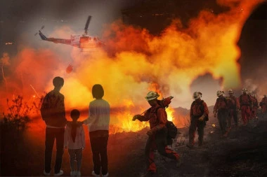PLAŠIM SE ZA ŽIVOT SVOJE PORODICE! Oglasio se Srbin koji je u paklu crnogorskog požara: Ne možemo da dišemo, svi su u panici