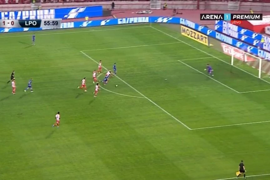 DOKLE VIŠE: Zvezda ponovo sa desetoricom, pogledajte kako je Rodrigao dobio crveni karton! (VIDEO)