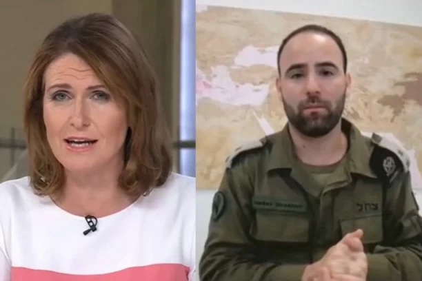 IZBEZUMIO SE OD MUKE! Novinarka POKOPALA portparola izraelske vojske kada je spomenuo Hamas (VIDEO)