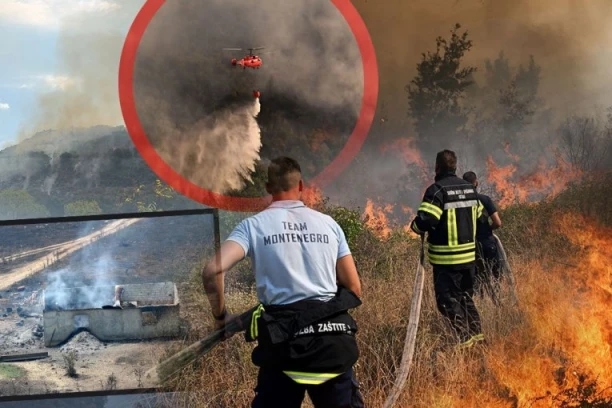 EVO KAKVA JE SITUACIJA SA POŽARIMA U CRNOJ GORI! Oglasili se iz Službe za zaštitu i spasavanje!