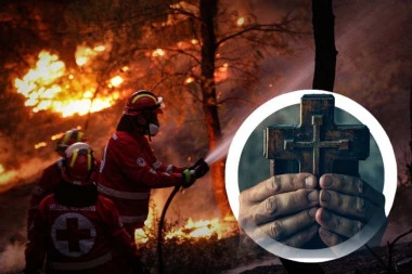 POŽAR AKTIVIRAO DVE BOMBE ZAOSTALE IZ DRUGOG SVETSKOG RATA: Vatra progutala Crkvu Svetog Ilije staru dva veka