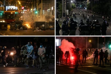 NEZAPAMĆENI HAOS I RUŠENJE GRADA! JKP "Gradska čistoća" najoštrije osudilo divljanje u Beogradu: Angažovano 1.000 radnika, VARVARIZAM I DESTRUKTIVNO PONAŠANJE AKTERA PROTESTA!