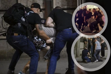 UHAPŠENO 12 LICA SA PROTESTA! Osumnjičeni za brutalno nasilje nad policijom!