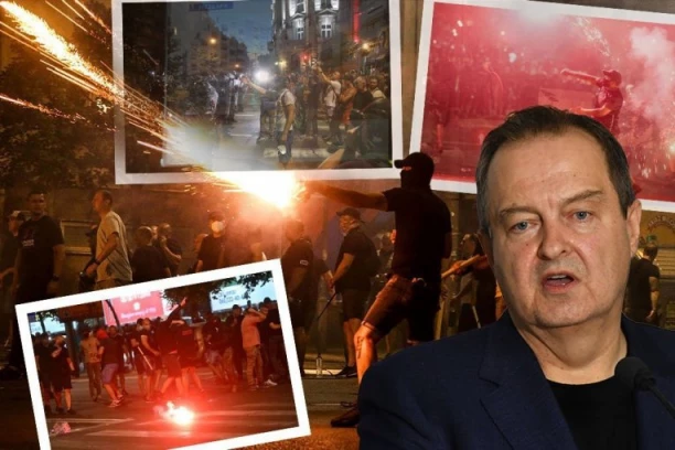 UHAPŠENO 114 HULIGANA, POVREĐENO 75 POLICAJCA! Dačić se hitno oglasio: Policija je masovno i brutalno napadnuta