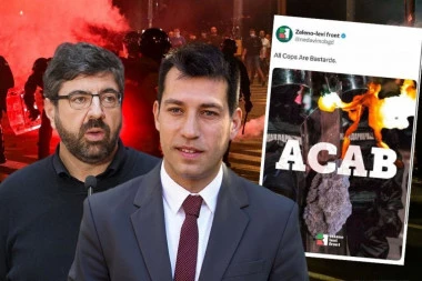 SRAMOTNA I NEHUMANA OBJAVA! Lazović i Veselinović otvoreno pozivaju na nasilje: "Svi policajci su đubrad" (FOTO)